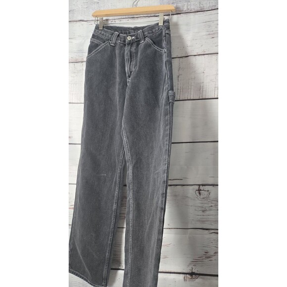 J. Galt Womens Jeans Size Small Black Mom Straight Leg Carpenter Y2k 90's - Picture 4 of 6